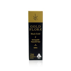 GOLD FLORA - GOLD FLORA - Disposable - Super Silver Haze - Black Gold - 1G