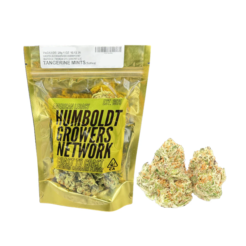 Humboldt Growers Network - 28g Tangerine Mints - Humboldt Growers Network Main Image