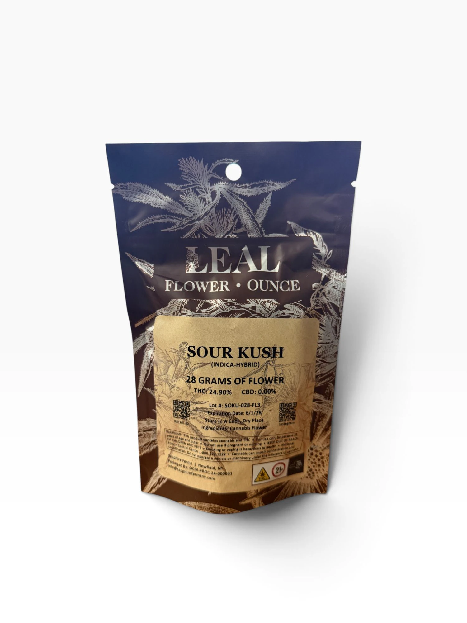 Leal - Sour Kush 28g Flower Main Image