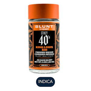 STIIIZY - Stiiizy - 40s - King Louis XIII - Infused Preroll Pack - 5pk - 2.5g