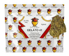 Gelato 41 28g Flower - Hybrid | Pot & Head