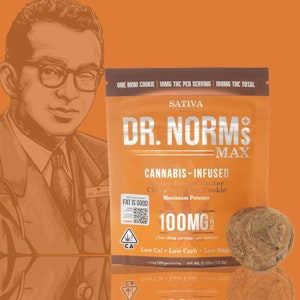 DR. NORM'S - [Dr. Norms] Nano MAX Cookie - 100mg - Vegan Peanut Butter Chocolate Chip (S)