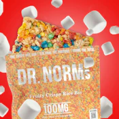 [Dr. Norm's] Infused Crispy Rice Bar - 100mg - Fruity Pebbles