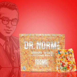 DR. NORM'S - [Dr. Norms] Crispy Rice Bar - 100mg - Fruity (H)