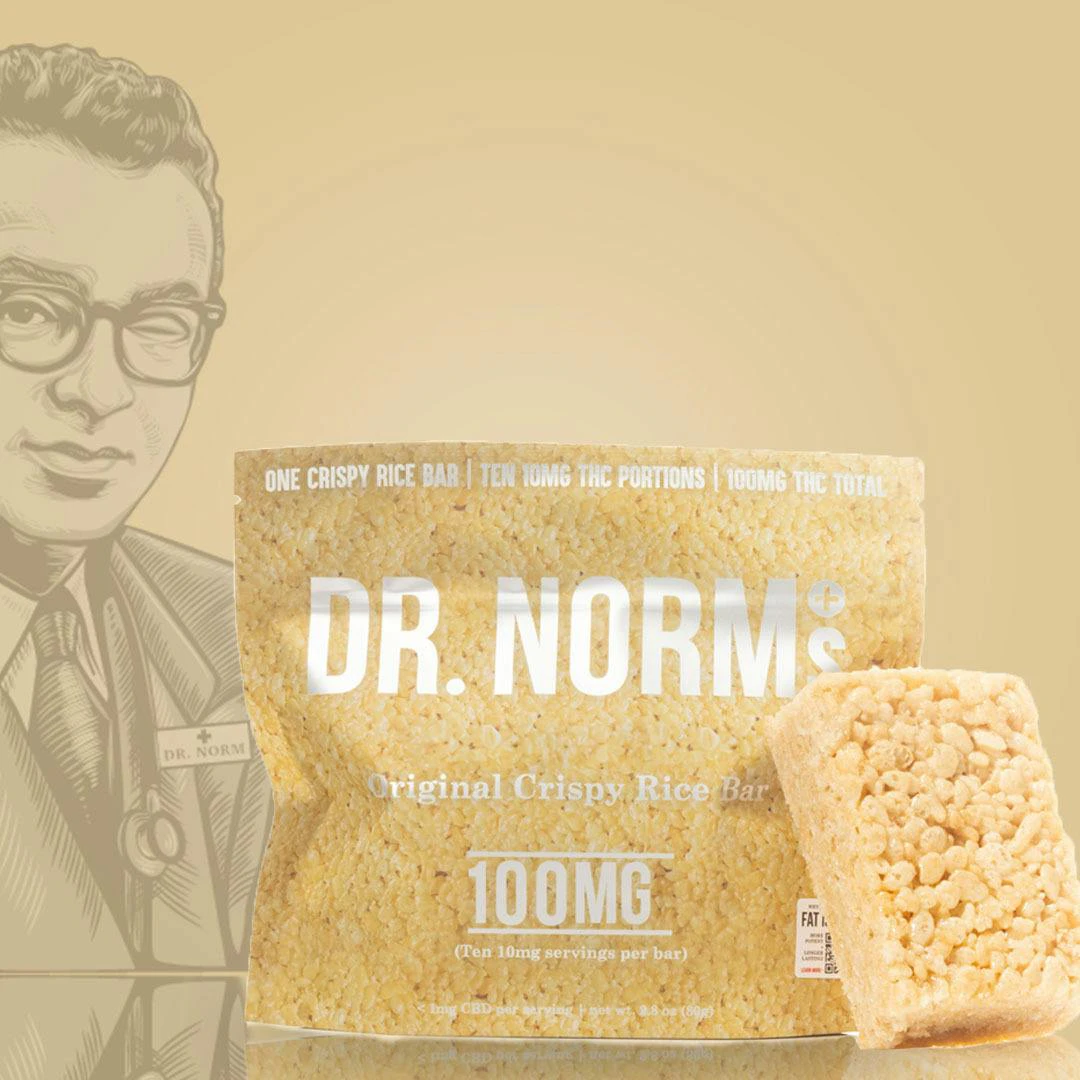 Dr. Norm's - Original Crispy Rice Bar 100mg Main Image