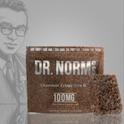 [Dr. Norms] Crispy Rice Bar - 100mg - Gluten-Free Chocolate (H)