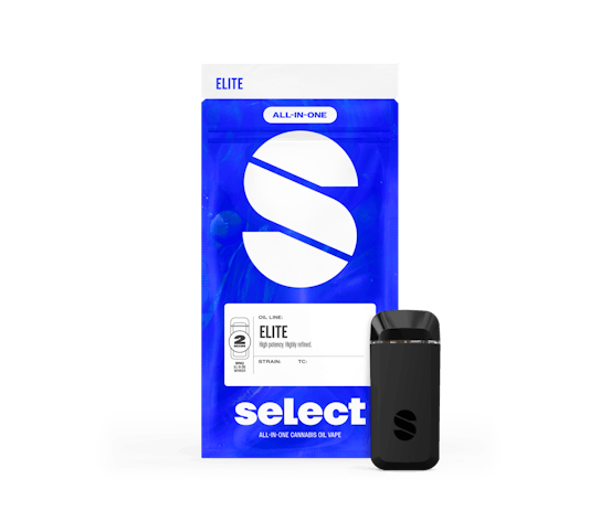 Select - Biscotti -Hybrid- 88.41% THC | All in One (Vape Pen)  [2g] | SELECT | BRIQ Elite- |  Curaleaf        -xxx8 BACK