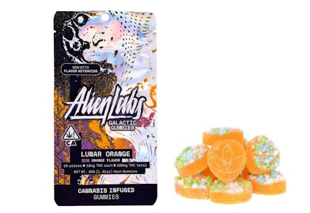 Lunar Orange 100mg Gummies - Alien Labs