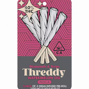 Threddy | Watermelon OG 2.5g (Indica) - Infused Pre-roll 5pk