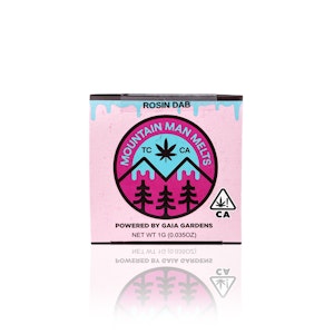 MOUNTAIN MAN MELTS - MOUNTAIN MAN MELTS - Concentrate - Dirty Z - Live Rosin - 1G