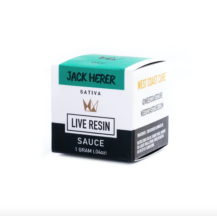 West Coast Cure - West Coast Cure - Jack Herer - 1g Live Resin Sauce Main Image