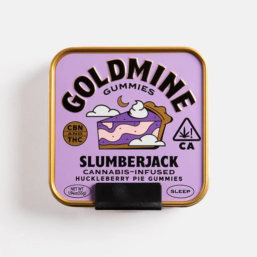 Breez - Breez - Goldmine Gummies - Slumberjack - Huckleberry Pie Tin -(CBN) 100mg Main Image