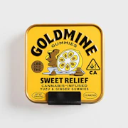 Goldmine Gummies | Sweet Relief Yuzu & Ginger | THC1:1CBD | 100mg