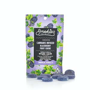 SMOKIEZ - Smokiez Blackberry THC Fruit Chews 100mg
