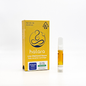 Halara Zinderella Sage Live Diamond Sauce 1g Sativa