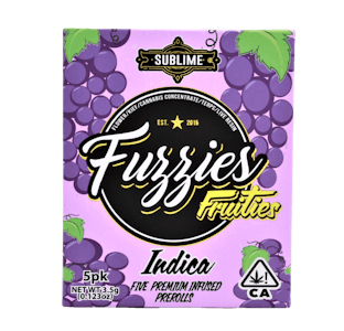 Fuzzies - 5pk Infused Grape Ape Fruity Shorties - 3.5g
