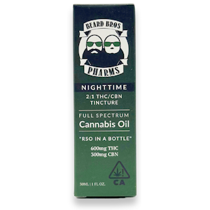 Beard Brothers - Beard Bros - Nighttime 2:1 THC/CBN - Tincture - 30ml