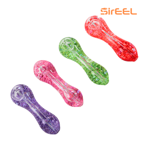 SirEEL - Cold Hearted 5" Glitter Hearts Freezable Spoon