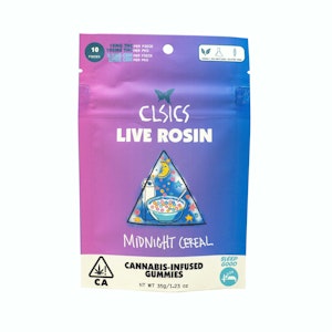 CLSICS - CLSICS Midnight Cereal CBN Live Rosin Gummies 100mg