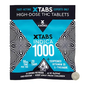 Kikoko - Kikoko - Xtabs - Indica - 1000mg - Tablet