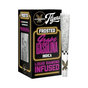CLAYBOURNE CO. - Claybourne Co. - 2.5g - 5ct Flyers Frosted Infused Pre Rolls - King Louis OG