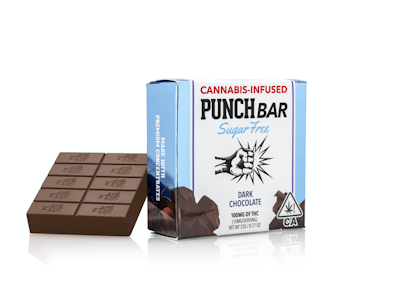 Punch - Sugar Free Dark Chocolate Bar 100Mg