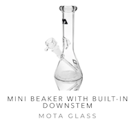 MOTA Glass - Mini - Beaker W/Built - In Downstem