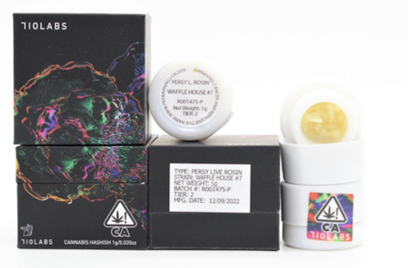 710 Labs - 710 Labs - Tier 2 - Waffle House #7 Persy Rosin 1g