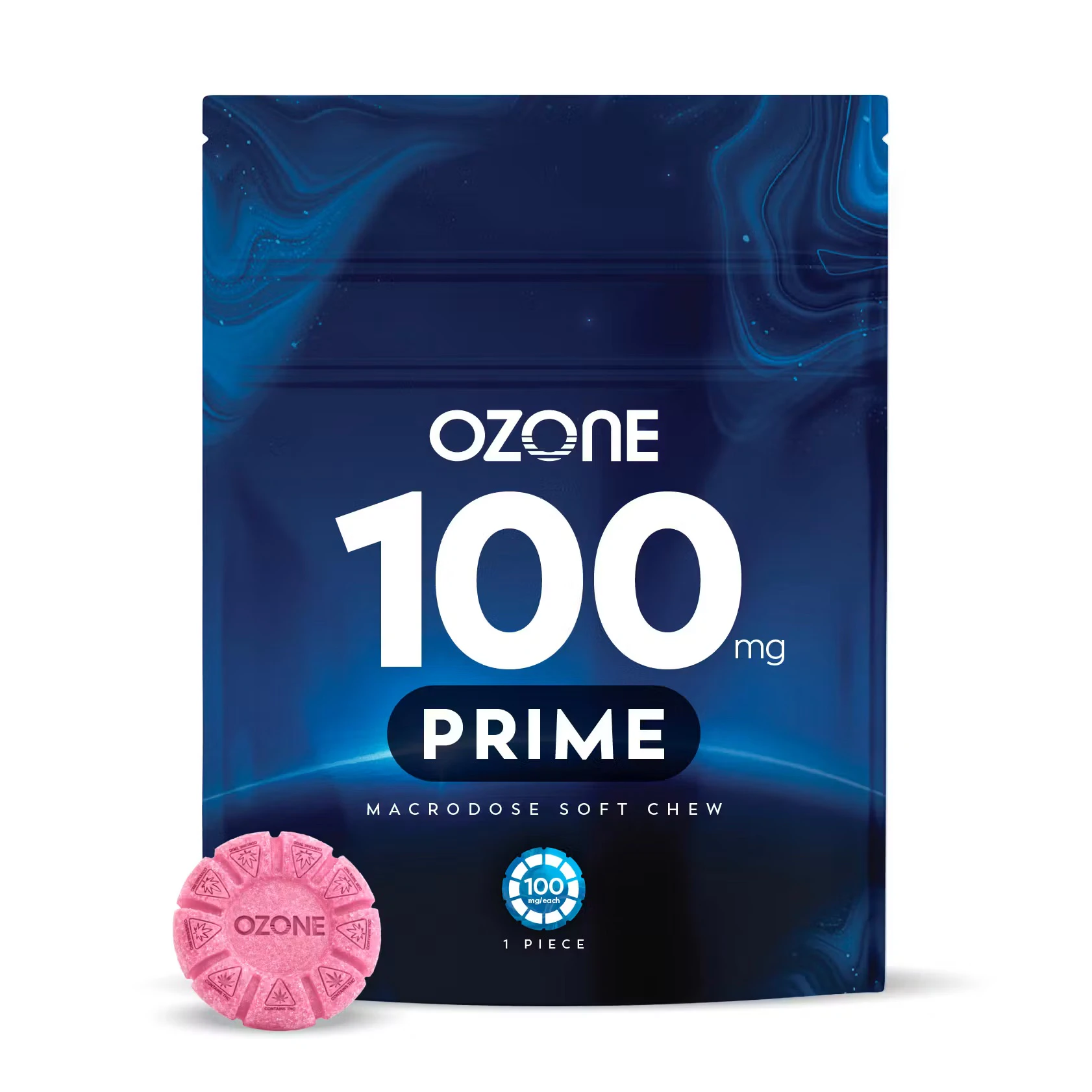 Ozone - Ozone | 1pk Prime Macrodose Gummy | Raspberry Lemonade | 100mg Main Image
