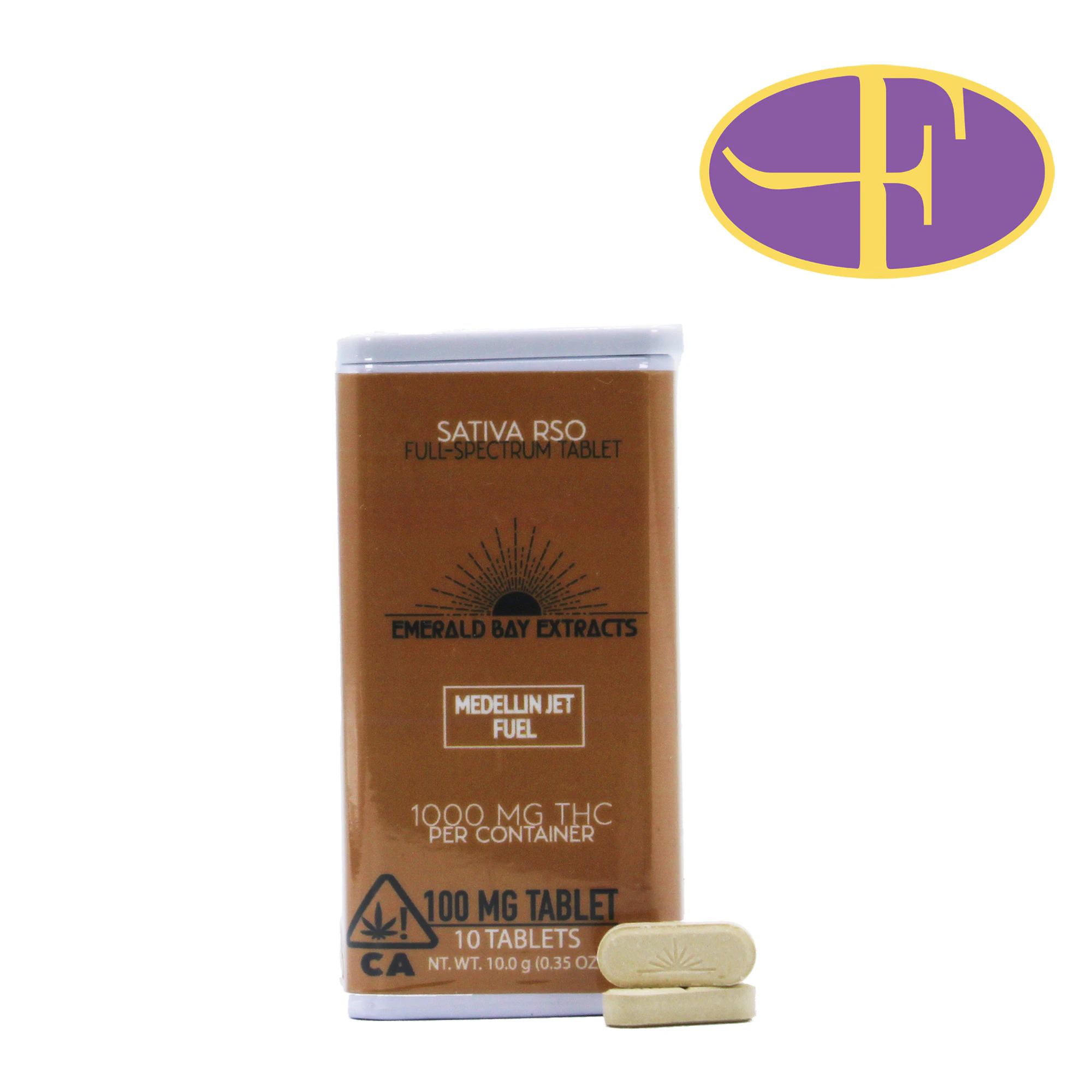 Emerald Bay Extracts - Jet Fuel RSO Tablets (10pk) Main Image