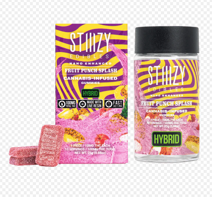 STIIIZY - Stiiizy - Fruit Punch Splash - 100mg Gummies Main Image
