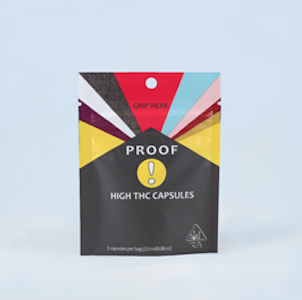 Proof - High THC 150mg 5ct Capsules - Proof