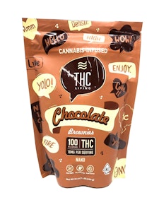 THC LIVING - THC LIVING: CHOCOLATE BROWNIE MIX 100MG