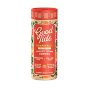 Good Tide | Grapefruit | Blissful | 1:1:1 THC:CBD:CBC | 100MG 10PK Rosin Gummies