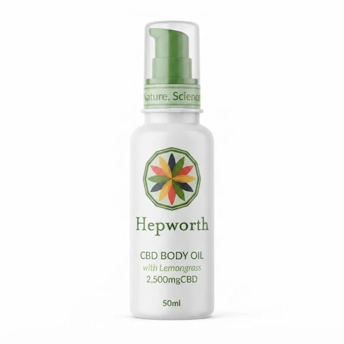 Hepworth - -Lemongrass- 2500MG| 50 ML (CBD Body Oil) | Hepworth