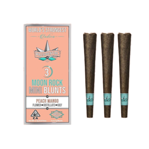 PRESIDENTIAL - [Presidential] Infused Moonrock Mini Blunt 3 Pack - 2.1g - Peach Mango (I)