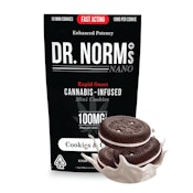 Dr. Norm's - NANO Cookies N Cream Cookies 10pk 100mg