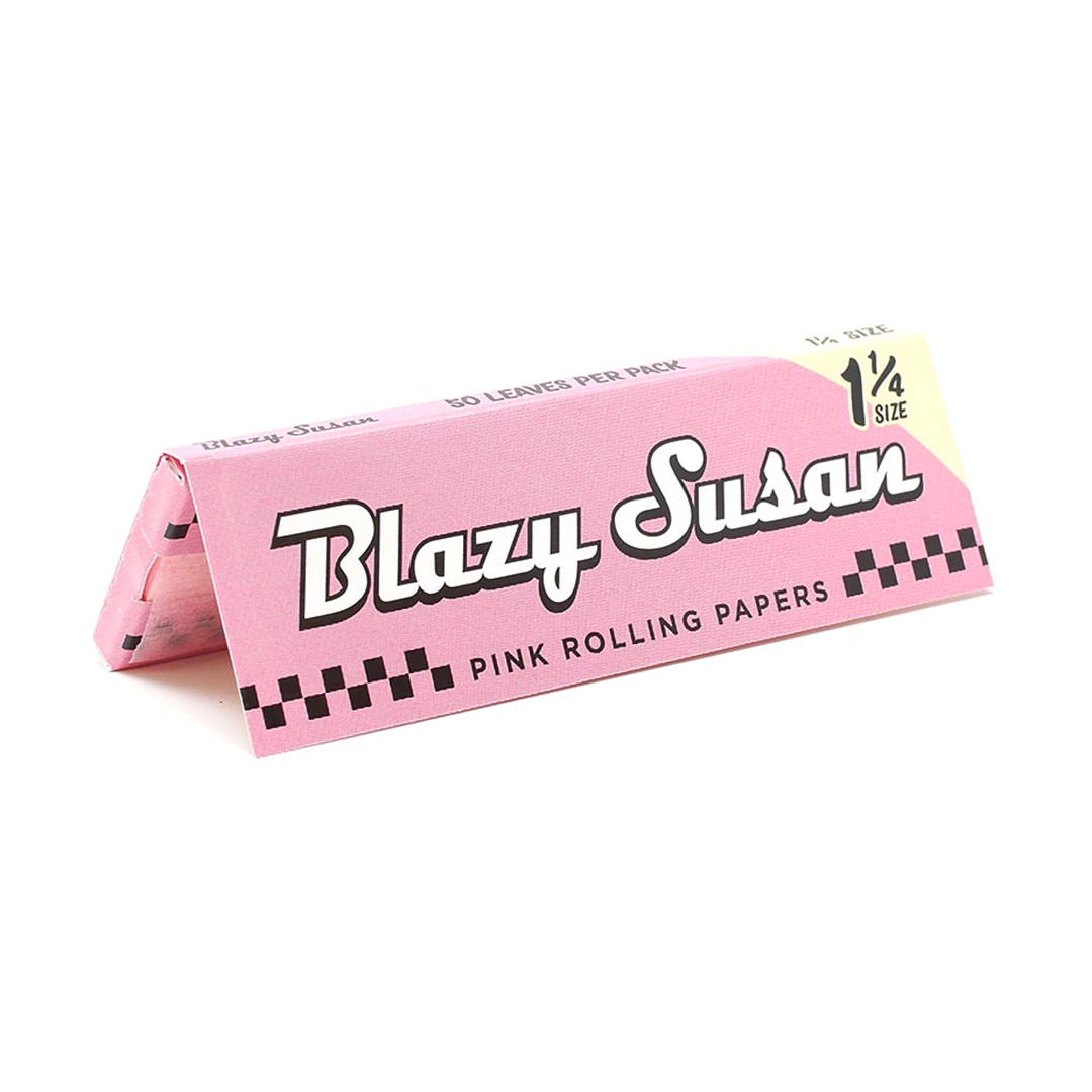 Blazy Susan - Blazy Susan Pink Rolling Papers 1 1/4 Main Image