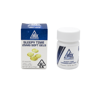 ABSOLUTE XTRACTS - ABX - Sleepytime 25mg Softgels (10 ct) - 250mg