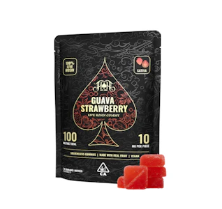 Heavy Hitters - GUAVA STRAWBERRY LIVE ROSIN GUMMIES 100MG - HEAVY HITTERS
