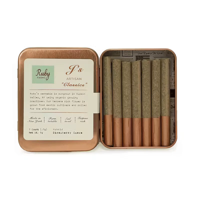 Ruby Farms - Ruby Farms | Classics | 7 Count .7g Pre-Roll | Hybrid - Strawberry Guava | Net 5g Main Image