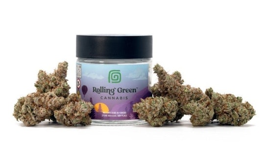 ROLLING GREEN CANNABIS - Rolling Green - Gas Cookies - 31.42% THC - 3.5g - Dry Flower