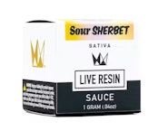 West Coast Cure Live Resin Sauce 1g Sour Sherbet