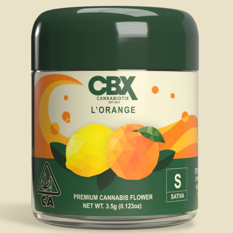 L'Orange 3.5g Jar - CBX - Premium Cannabis - Enjoy the Fa