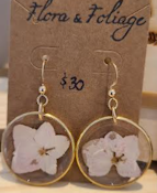  Earrings $35 - Flora & Foliage