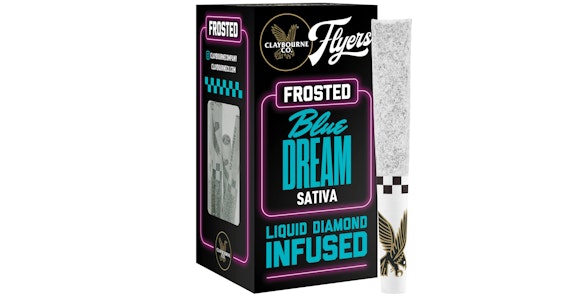 CLAYBOURNE CO. - Claybourne Co. - Blue Dream Flyers Frosted Infused Pre-Rolls - 5ct