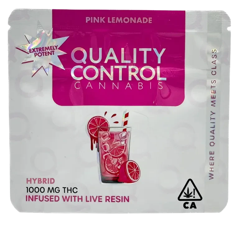 Quality Control - Quality Control - Pink Lemonade - 100mg Diamond Infused Gummies Main Image