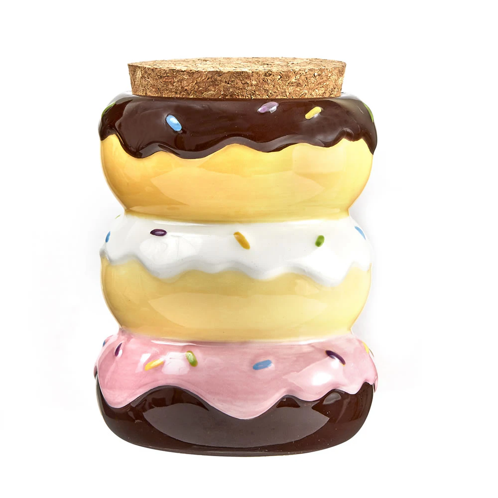 FTE - DONUT CERAMIC STASH JAR - FTE Main Image