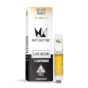 WCC - Cartridge - Gelato Runtz Live Resin 1g