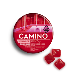 CAMINO - Wild Cherry Gummies  1:1:1 (CBC:CBG:THC) - 100mg - Camino
